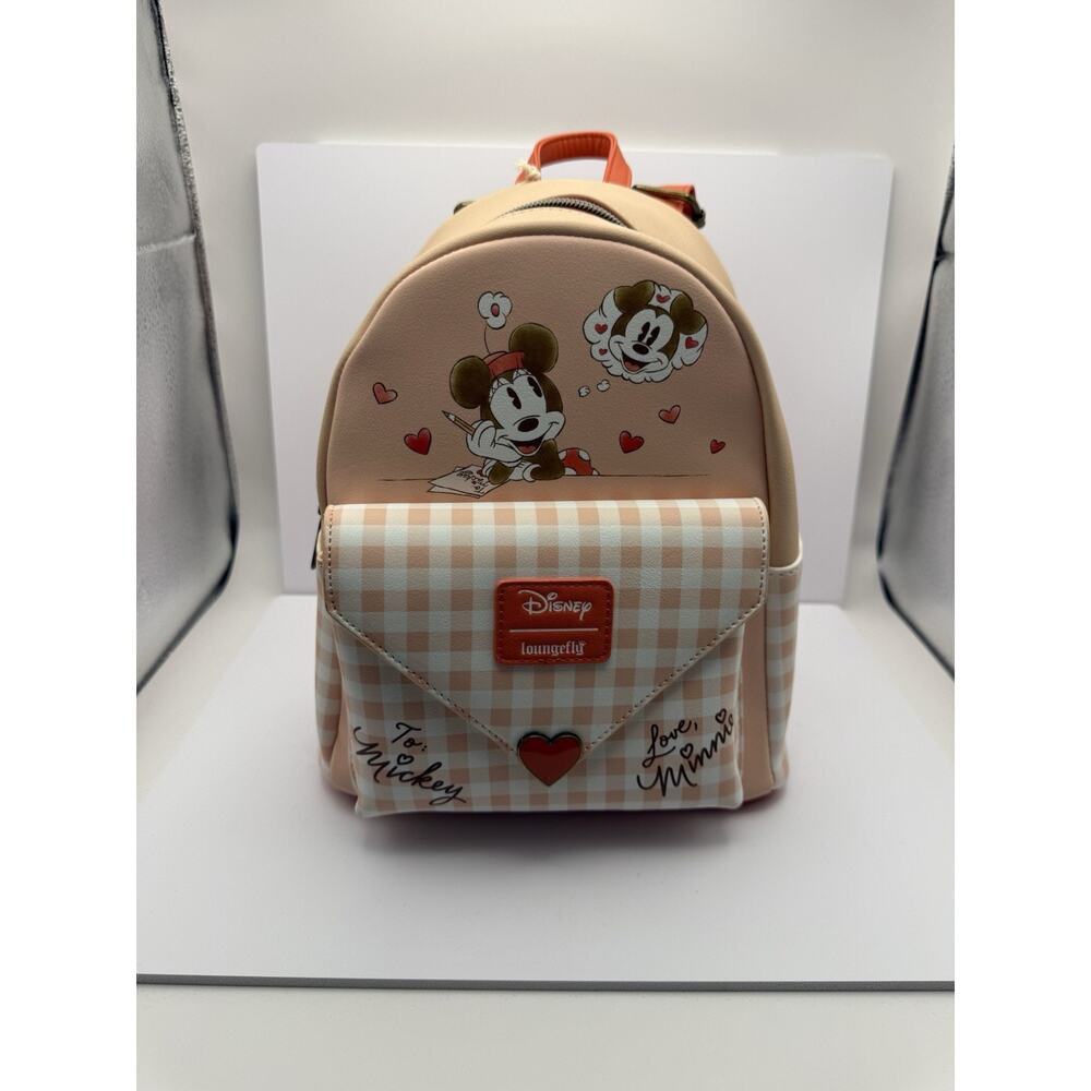 Disney Loungefly Minnie Mouse Valentine’s Day Mini Backpack – Hearts Love Letter